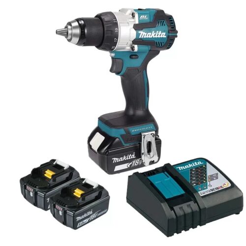 MÁY KHOAN BÚA, VẶN VÍT DÙNG PIN MAKITA DHP489RTJ